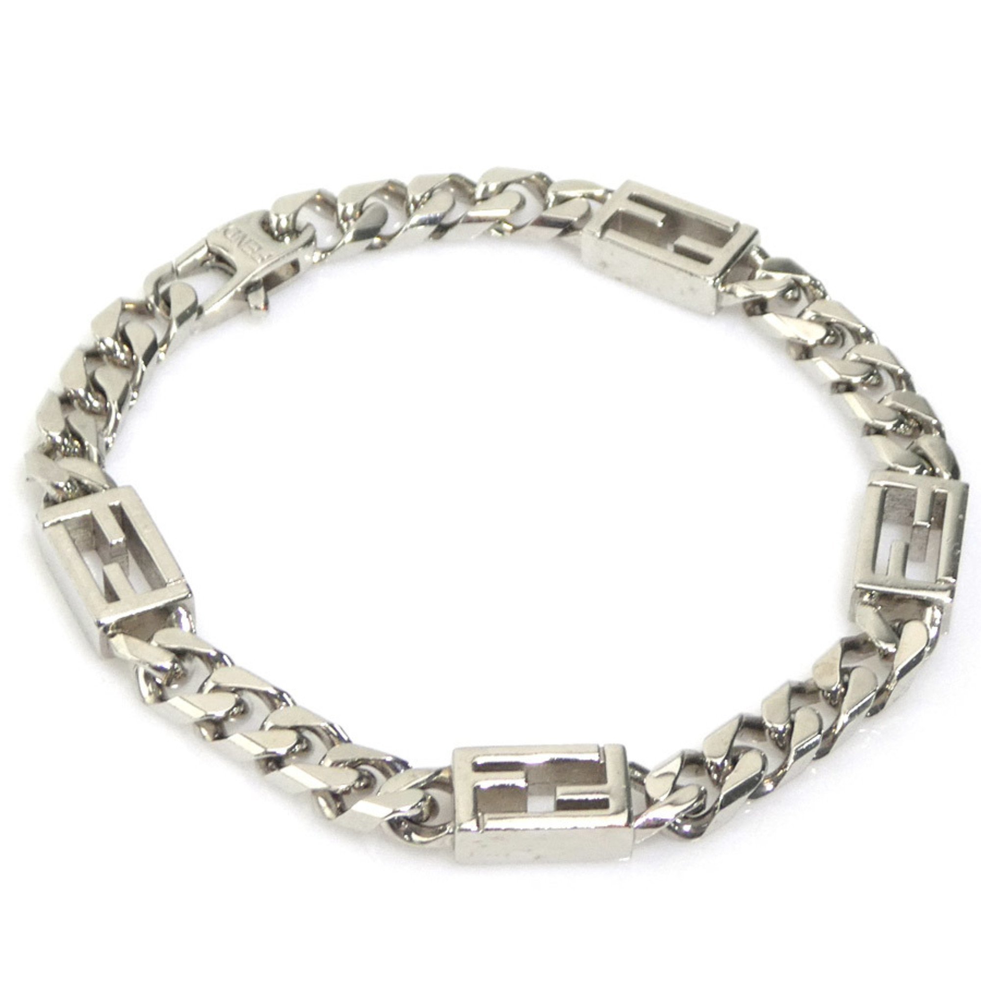 Fendi Bracelet Metal Silver Mens Womens R10363k 427$